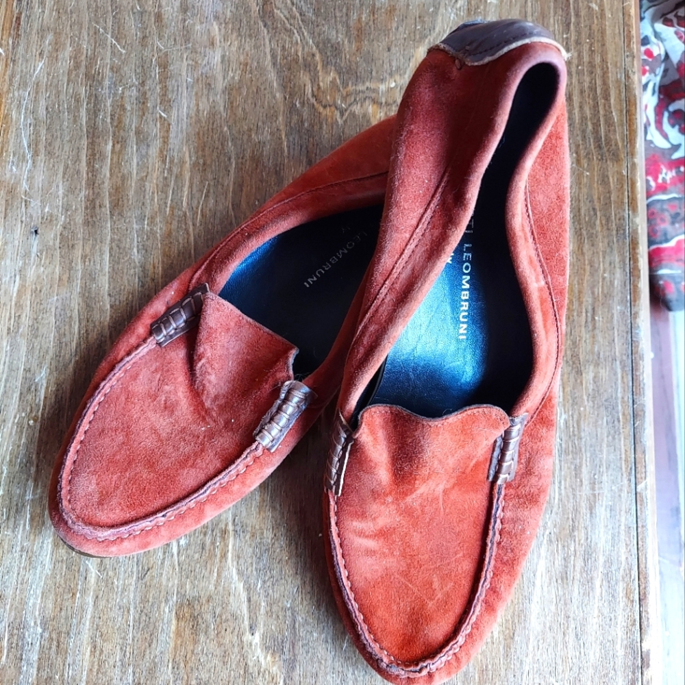 Leather loafers